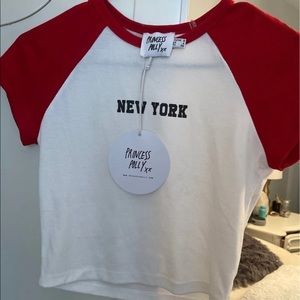 Princess Polly cropped tee